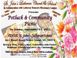 2025 community picnic flyer