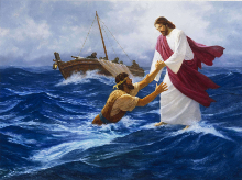 jesus peter_walking_water